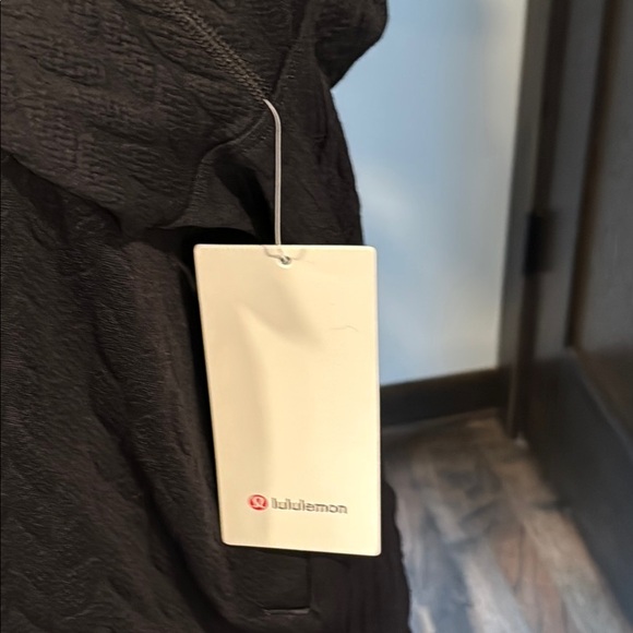 lululemon athletica Black Engineered Warmth Cable Knit Half Zip - Picture 7 of 10